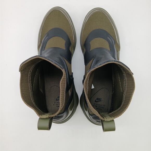 Nike Air VaporMax Light 2 Sock Boot Cargo Khaki Green Black Women's Size 7 - Picture 12 of 12